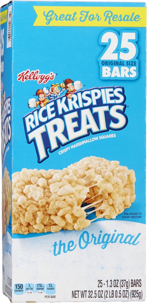 Rice Krispies Treats, Original, 1.3 oz, 25 ct