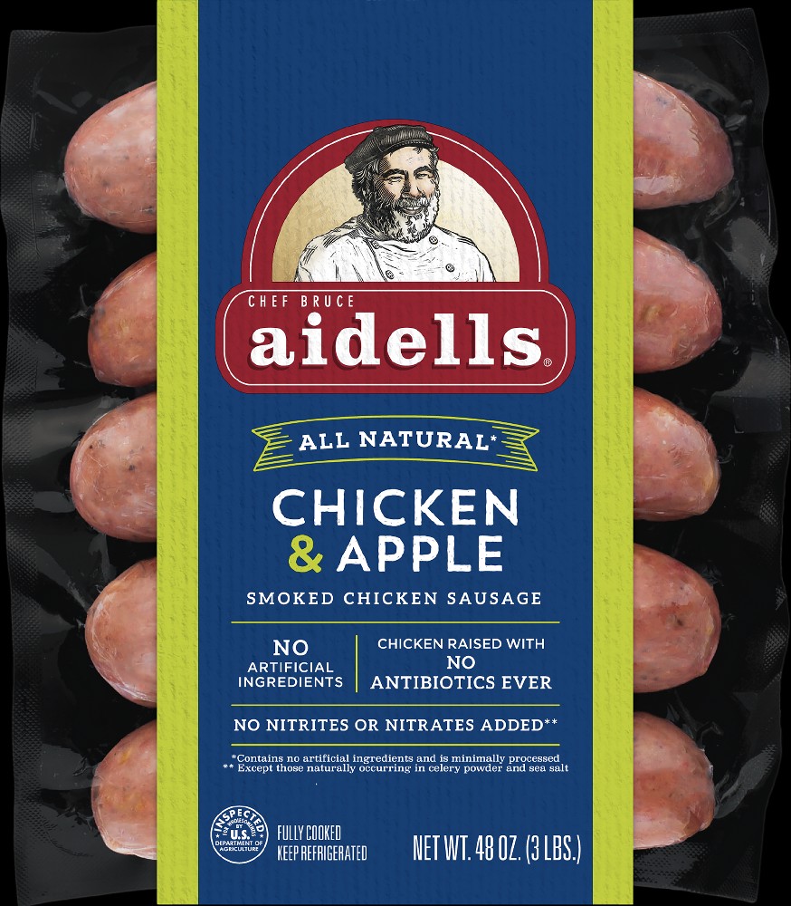 Smoked Chicken Sausage, Chicken & Apple, 3 lbs