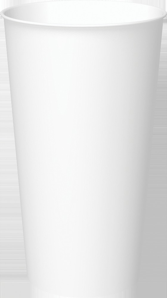 Paper Hot Cups, Carte Blanc White, 20 oz, 500 ct