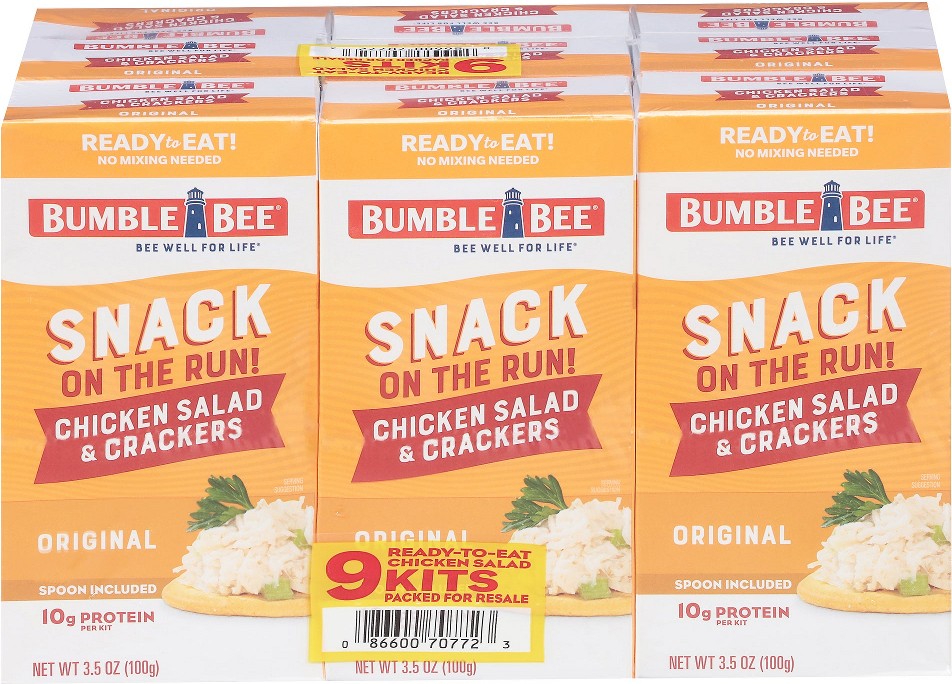 Chicken Salad with Crackers, 3.5 oz, 9 ct