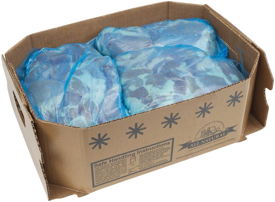 Case Sale Jumbo Halal Chicken Thighs, Boneless ,Skinless, 40 lbs