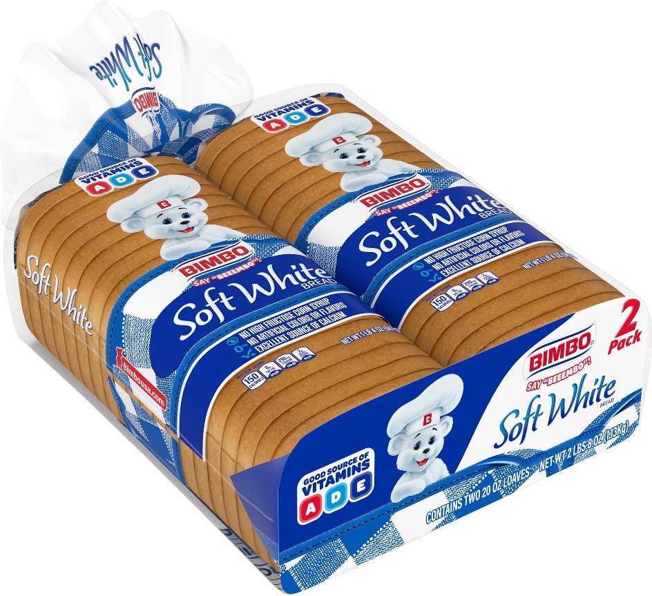 Pan Blanco Soft White Bread, 20 oz, 2 ct