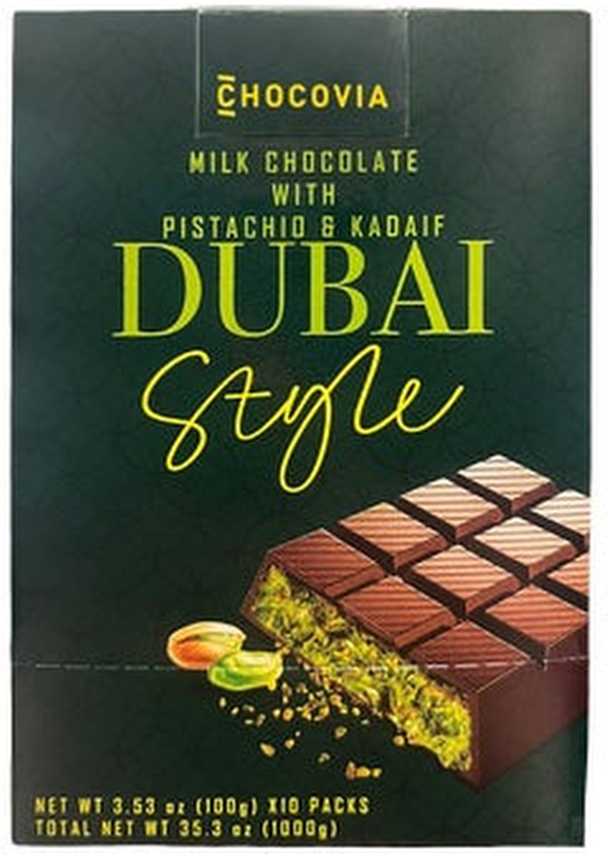 Chocolate Bar, Dubai Style, 3.53 oz, 10 ct