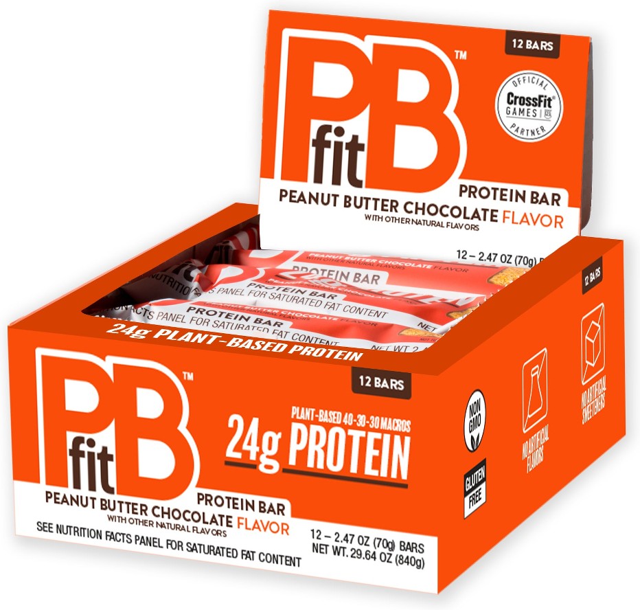 Protein Bar, Peanut Butter Chocolate, 2.47 oz, 12 ct