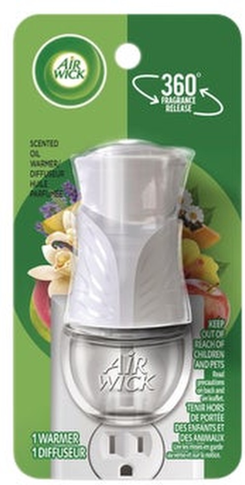 Scented Oil Warmer and Diffuser with refills, Fresh Linen, 9 ct