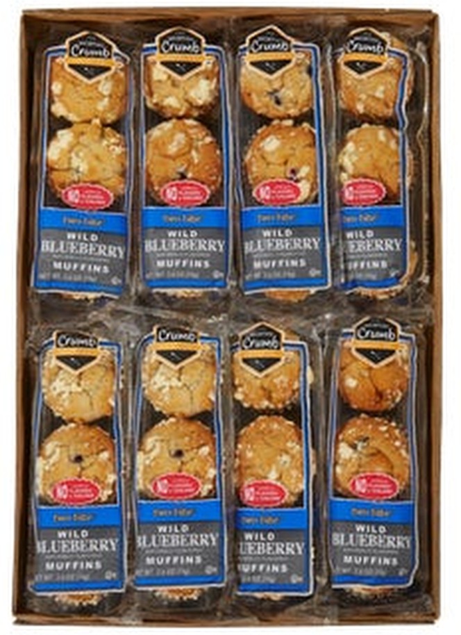 Mini Muffins, Blueberry, 2.6 oz, 16 count
