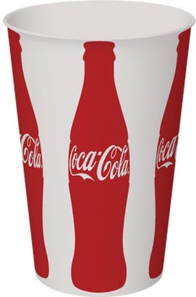 Coca-Cola Paper Cold Cup, 16 oz, 600 ct