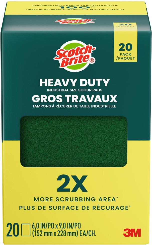 Heavy Duty Scour Pads, 20 ct