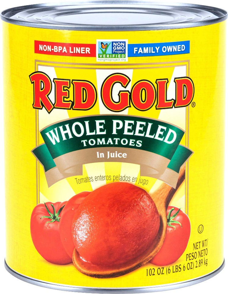 Whole Peeled Tomatoes in Juice, #10 can, 6 lbs 6 oz