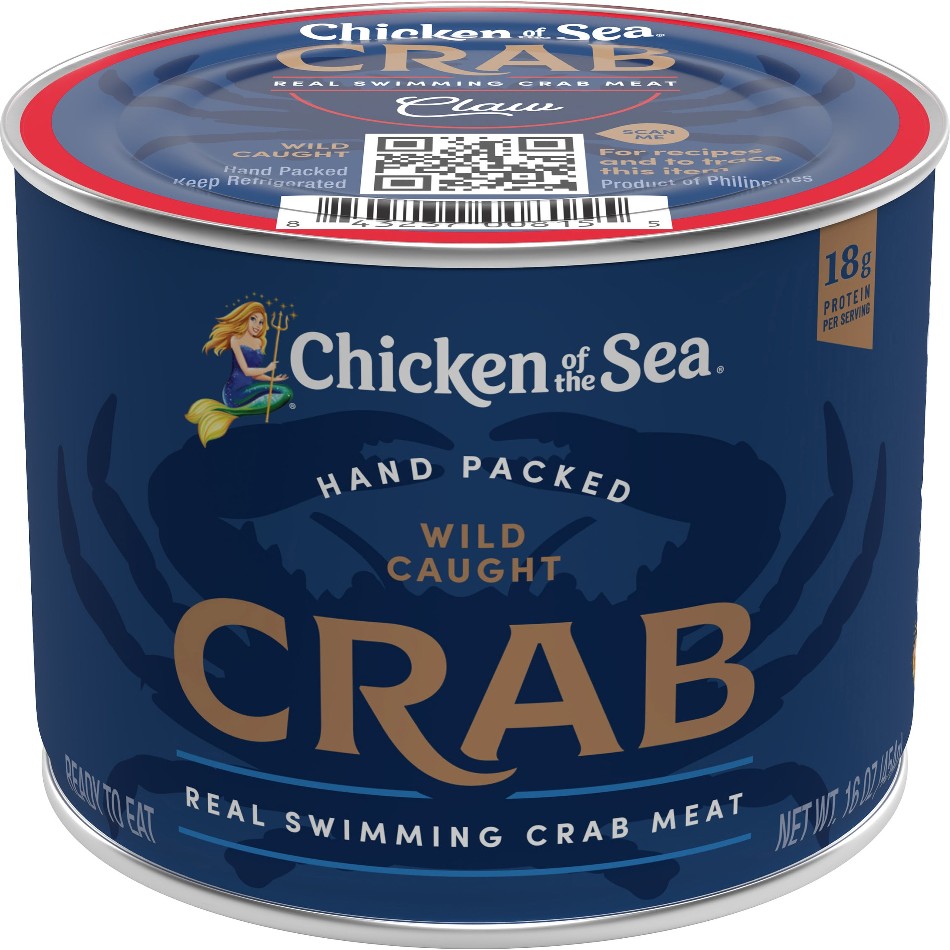 Chicken of The Sea Wild Caught Real Crab Claw Meat, 1 lb