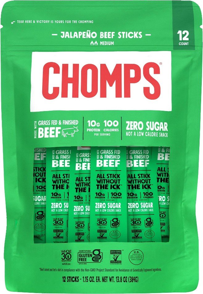Beef Sticks, Jalapeno, 1.15 oz, 12 ct