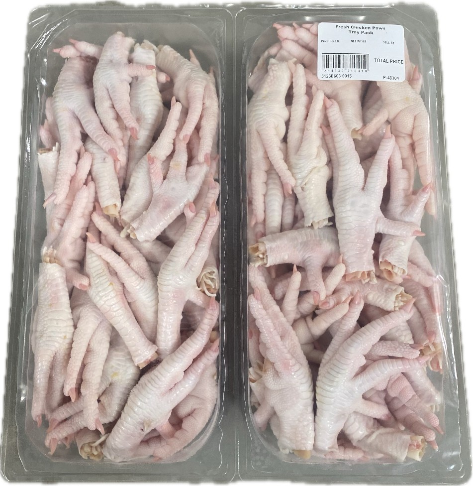 Fresh Chicken Paws, 5 lb avg wt