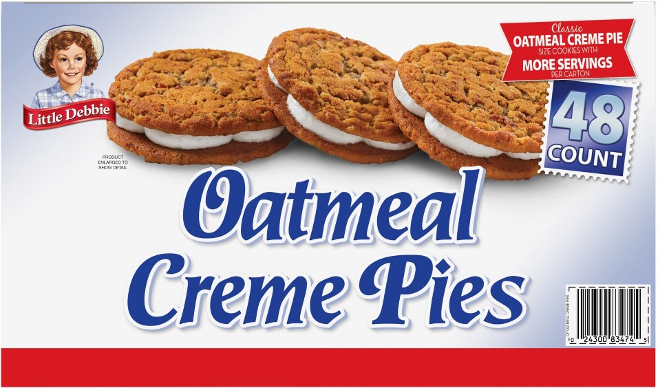 Oatmeal Creme Pies, 1.3 oz, 48 ct
