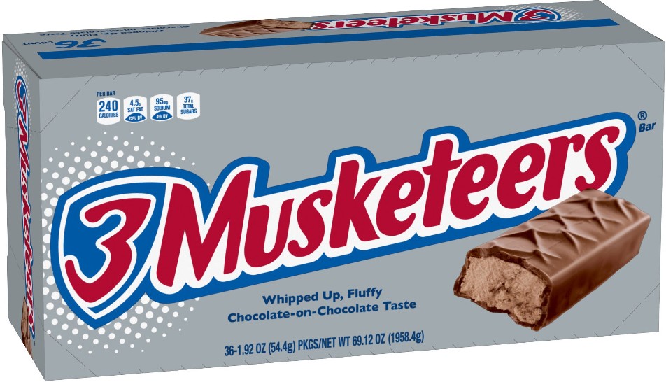 Chocolate Candy Bar, Full Size, 1.92 oz, 36 ct