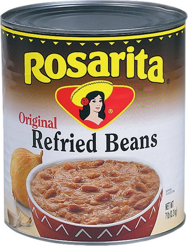 Refried Beans, #10 can, Original, 7 lbs