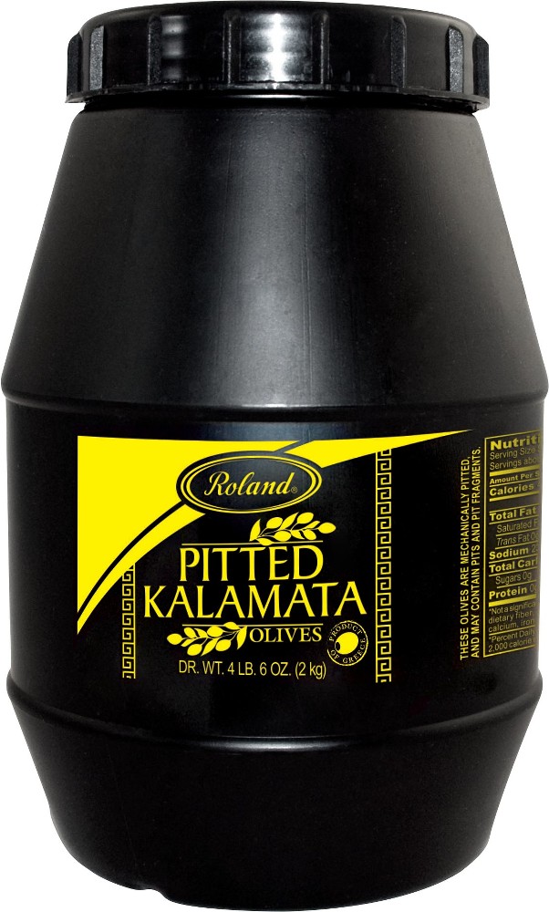 Kalamata Olives, Pitted, 70 oz