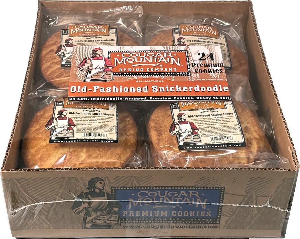 Gourmet Cookies, Old-Fashioned Snickerdoodle, 3.5 oz, 24 ct