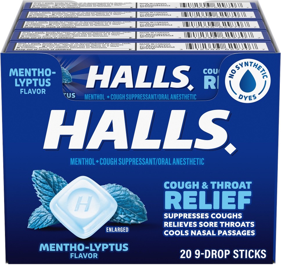 Cough Drops, Mentho-Lyptus, 20 ct