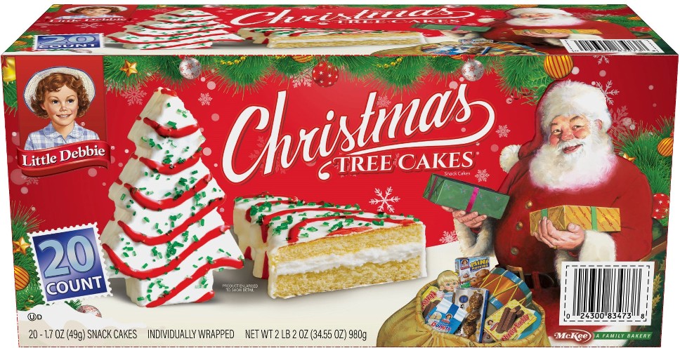 Christmas Tree Cakes, 1.7 oz, 20 ct