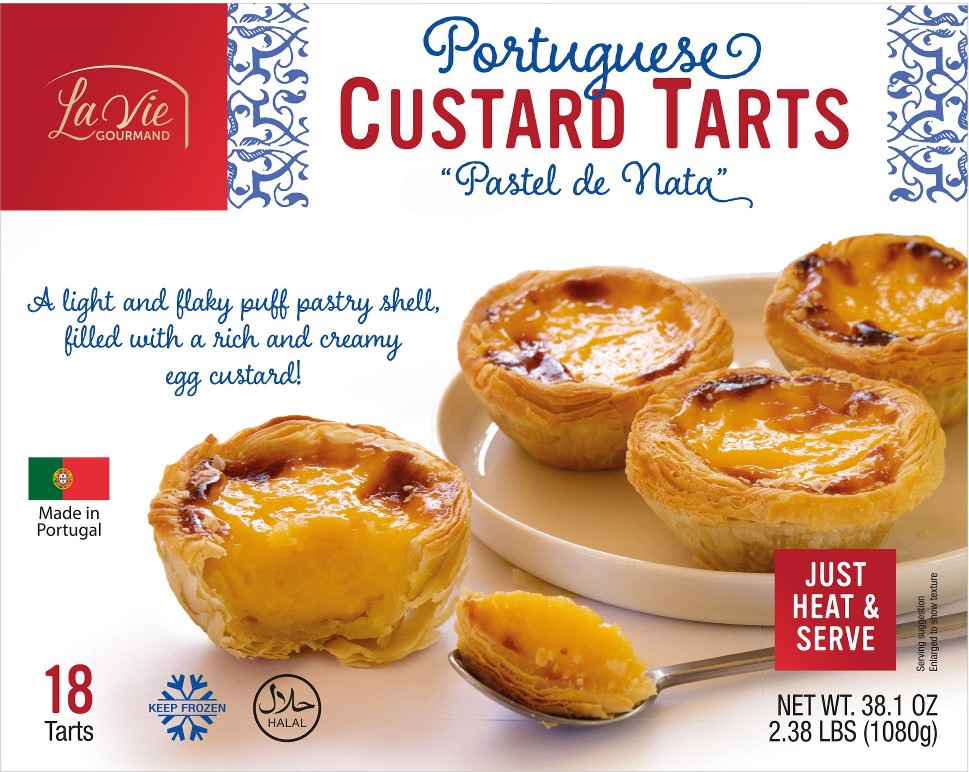Portuguese Custard Tarts, 18 ct