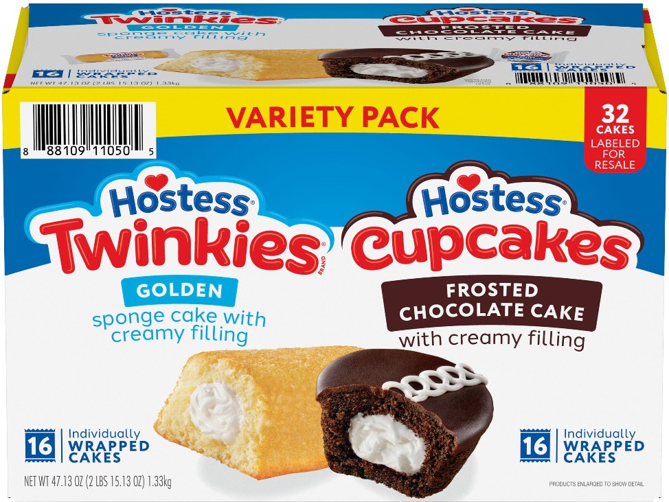 Cupcakes and Twinkies, Variety Pack, 32 ct