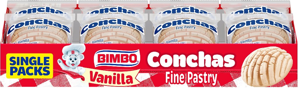 Conchas Pastry, 2.12 oz, 8 ct