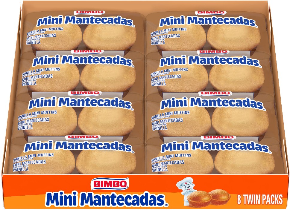 Mini Mantecadas, Vanilla, 2.21 oz, 8 ct