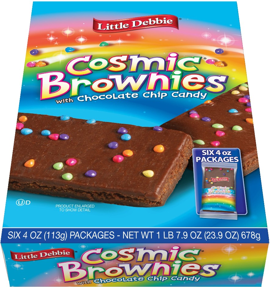 Cosmic Brownies with Chocolate Chip Candy, 4 oz, 6 ct