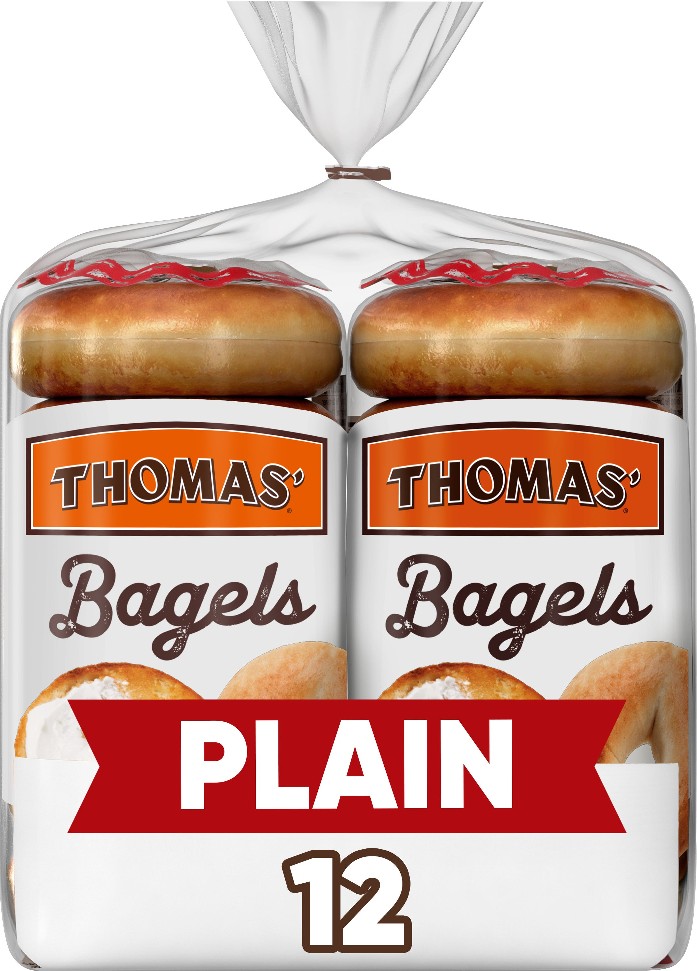 Bagels, Plain, 12 ct