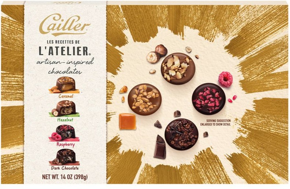 Cailler L'Atelier Artisan Inspired Chocolates, Variety Pack, 14 oz
