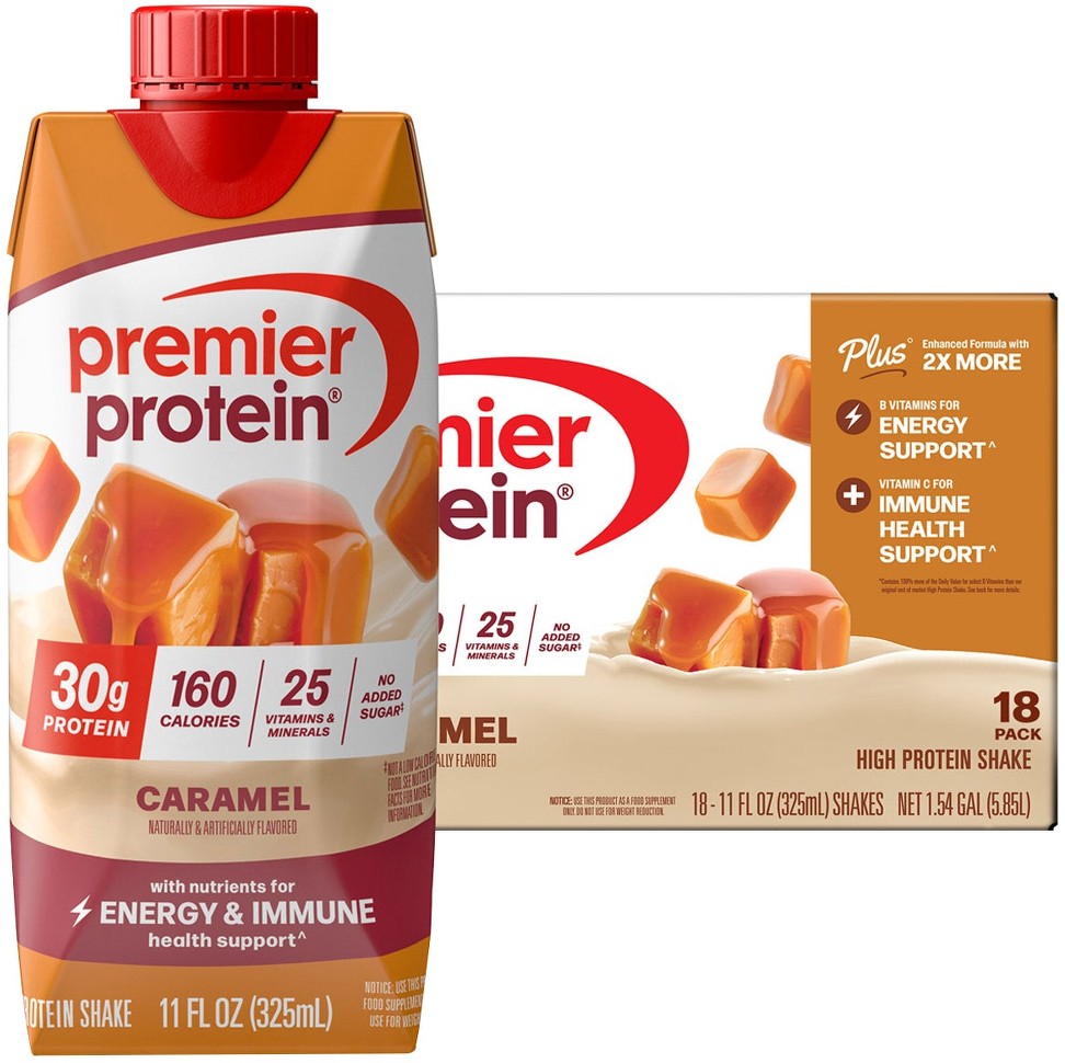 Protein Shake, 30g Protein, Caramel, 11 fl oz, 18 ct