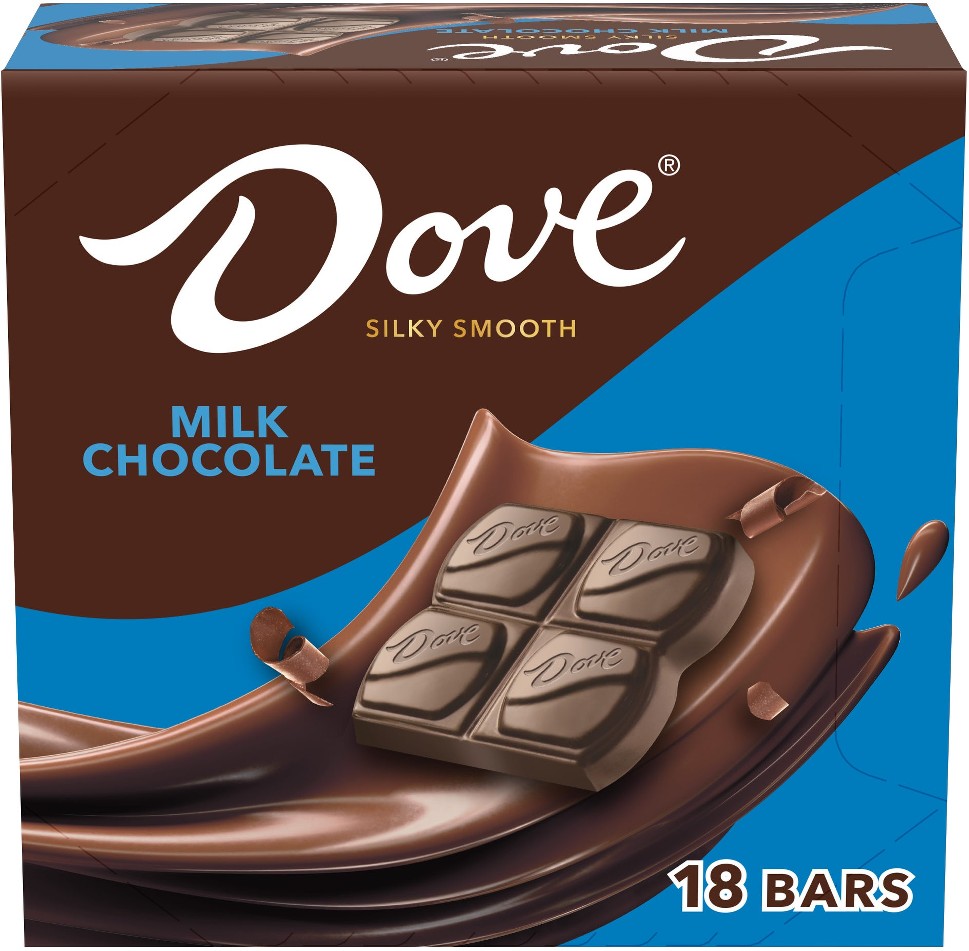 Milk Chocolate Full Size Candy Bars, 1.44 oz, 18 ct