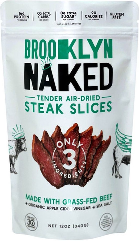 Naked Air Dried Steak Slices, 12 oz
