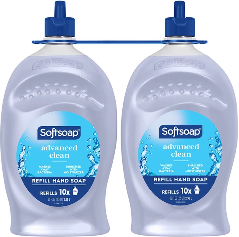 Advanced Clean Liquid Hand Soap Refill, 80 oz, 2-pack
