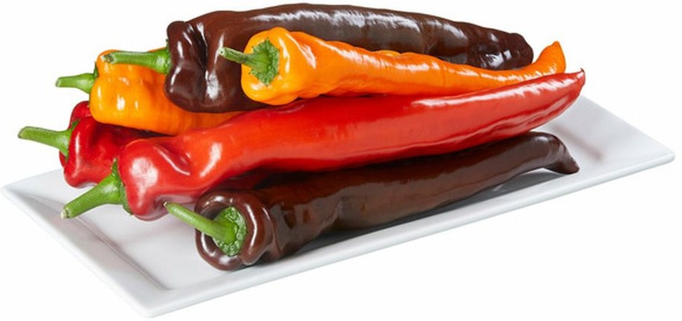 Long Sweet Peppers Greenhouse Grown