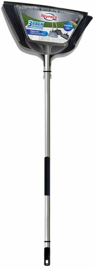 Pro Broom & Dustpan Set, 3-count