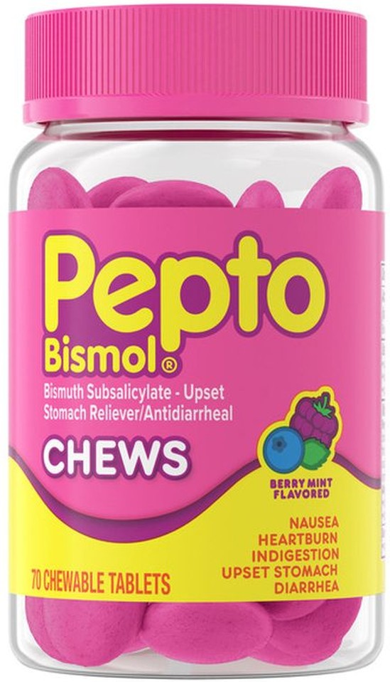 Chews, Berry Mint Flavor, 70 Chewable Tablets