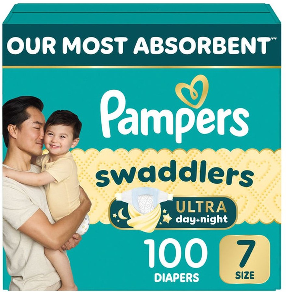 Swaddlers Ultra Diapers Size 7, 100-count