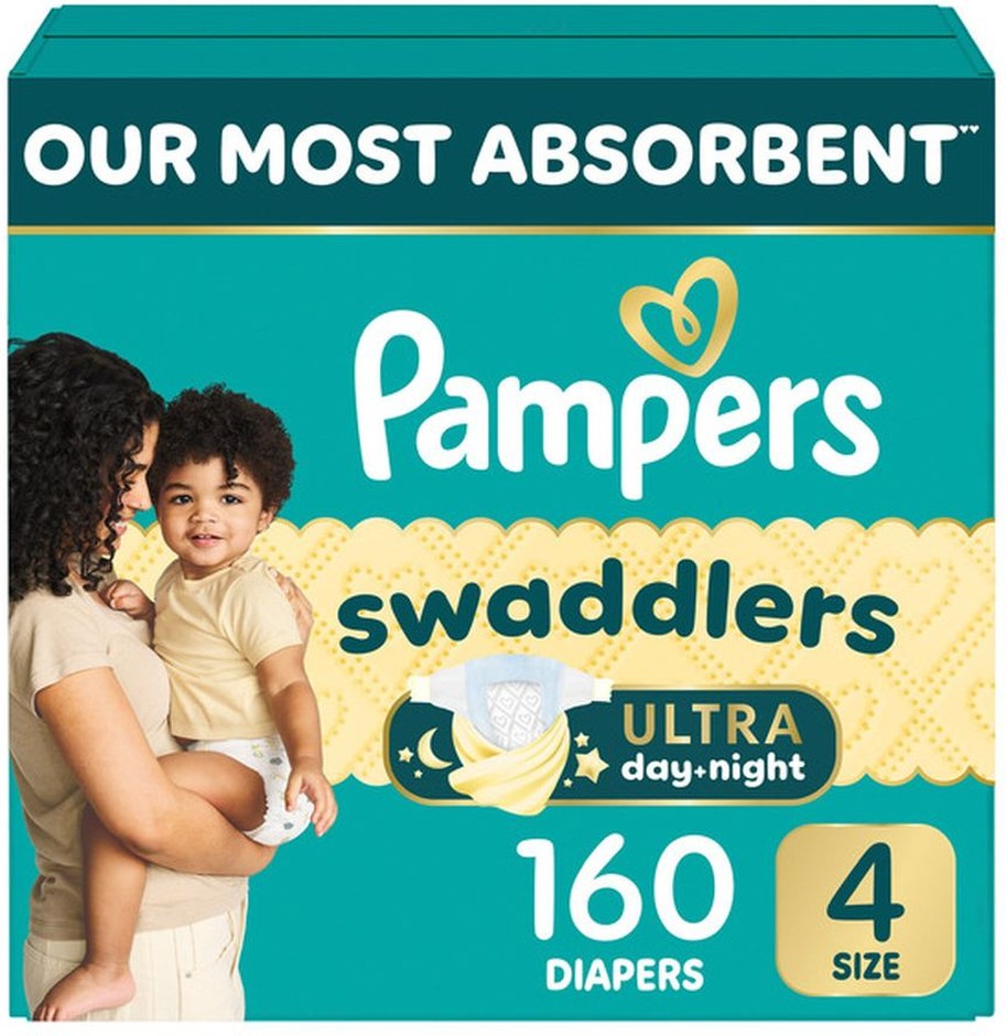 Swaddlers Ultra Diapers Size 4, 160-count