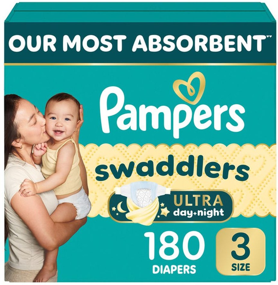 Swaddlers Ultra Diapers Size 3, 180-count