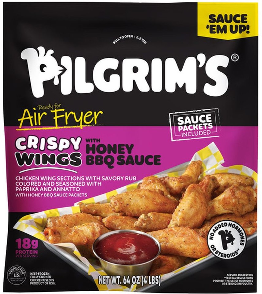 Crispy Wings with Honey BBQ Sauce, 4 lbs