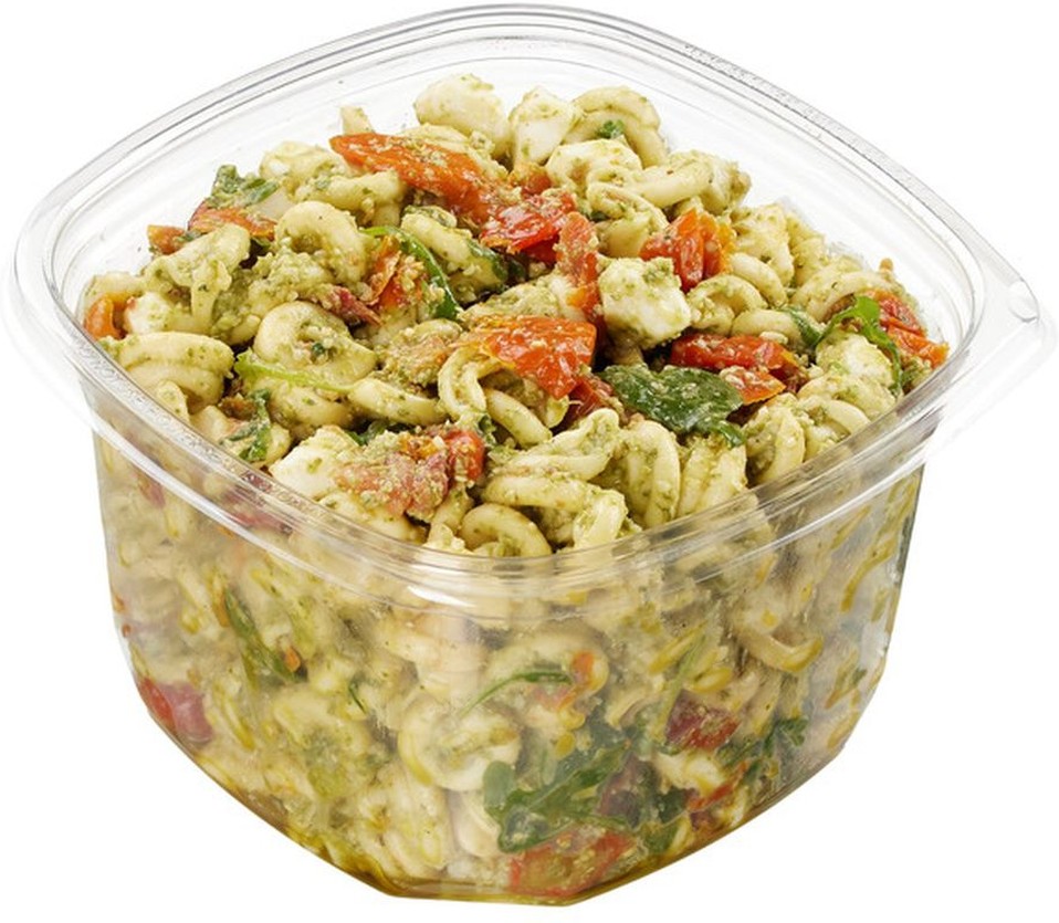 Pesto Pasta Salad with Mozzarella Pearls & Italian Pesto