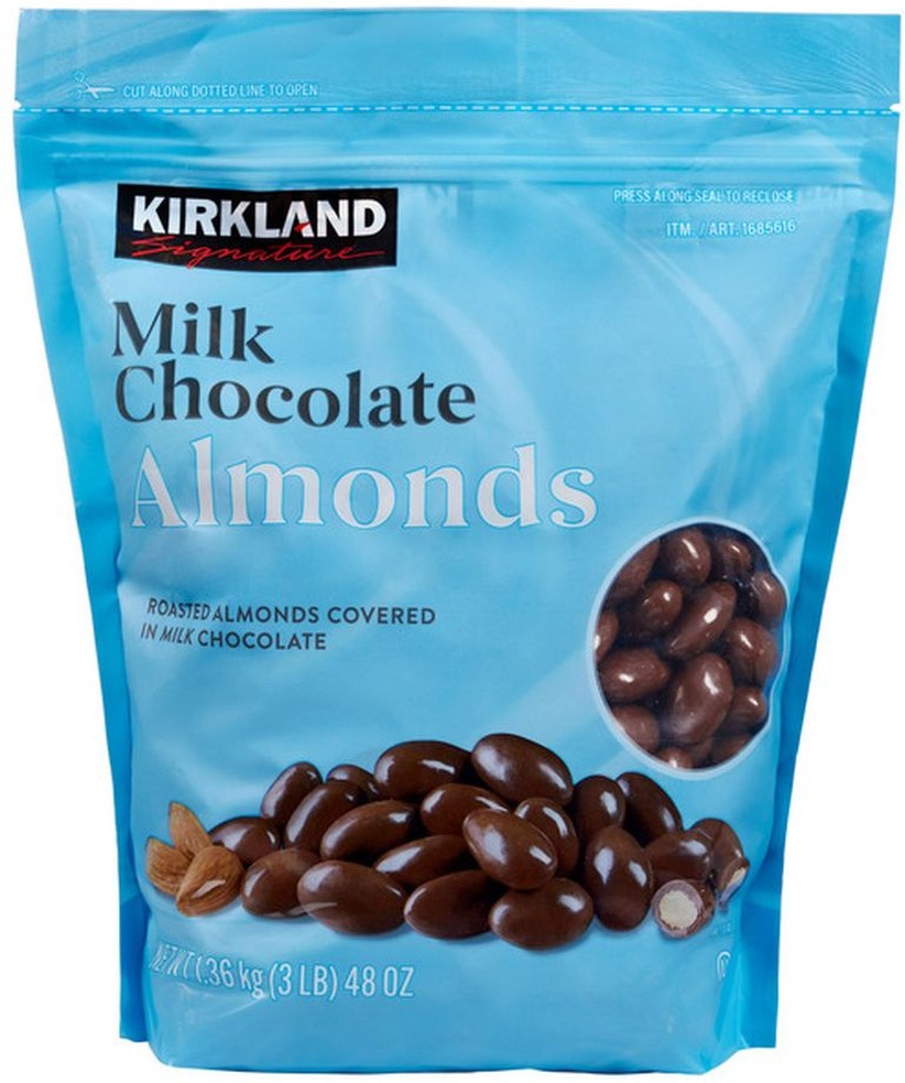 Almonds, Milk Chocolate, 3 lbs