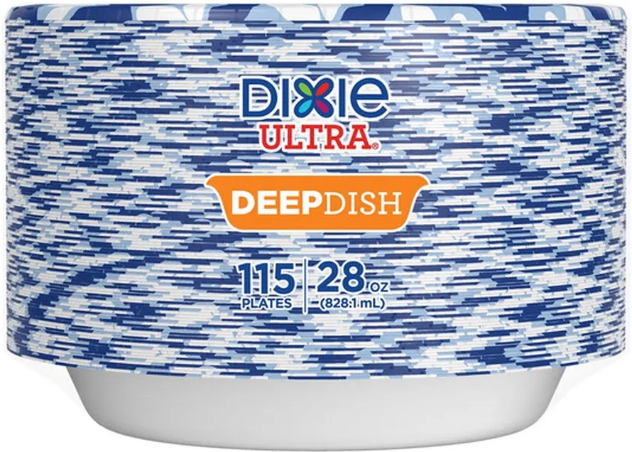 Deep Dish Paper Plate, 115-count