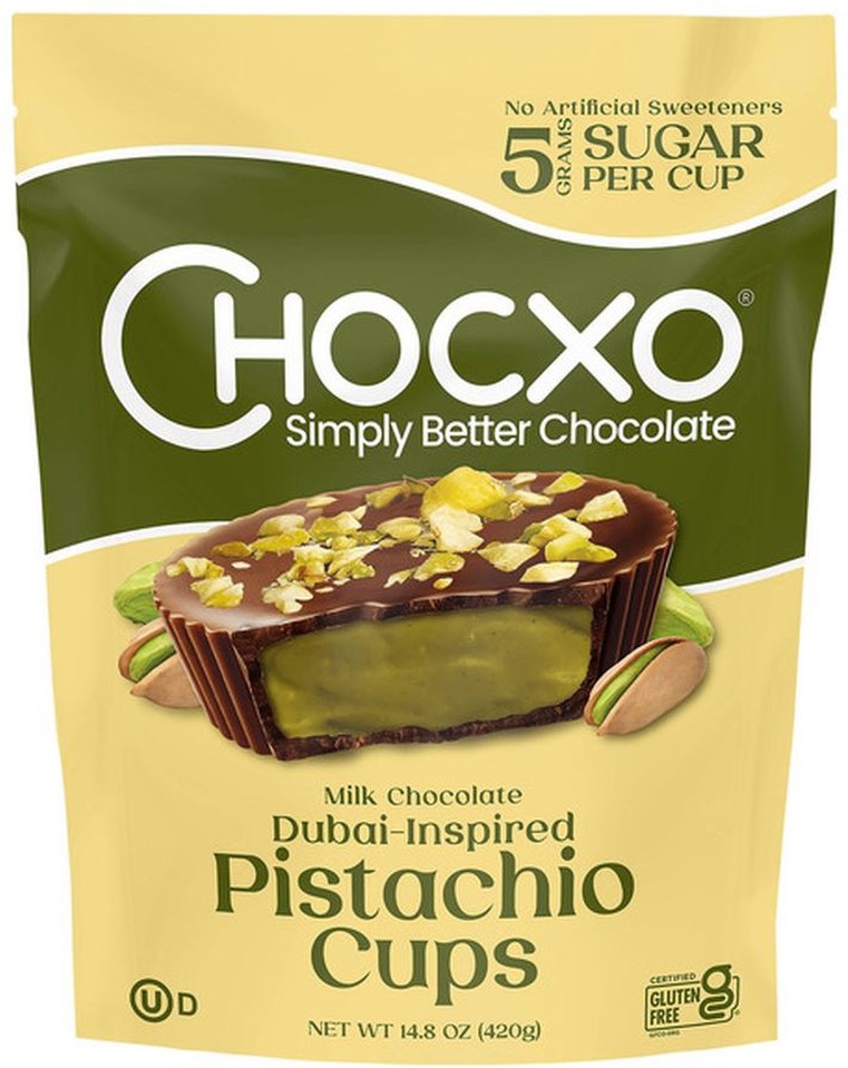 Milk Chocolate Dubai Inspired Pistachio Cups, 14.8 oz