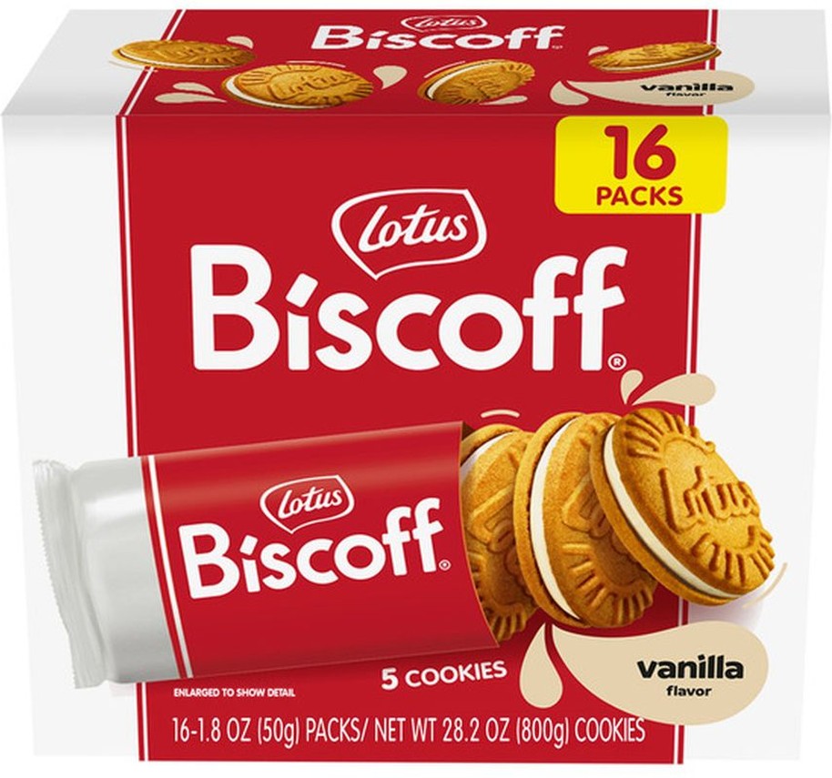 Vanilla Sandwich Cookies, 1.76 oz, 16-count