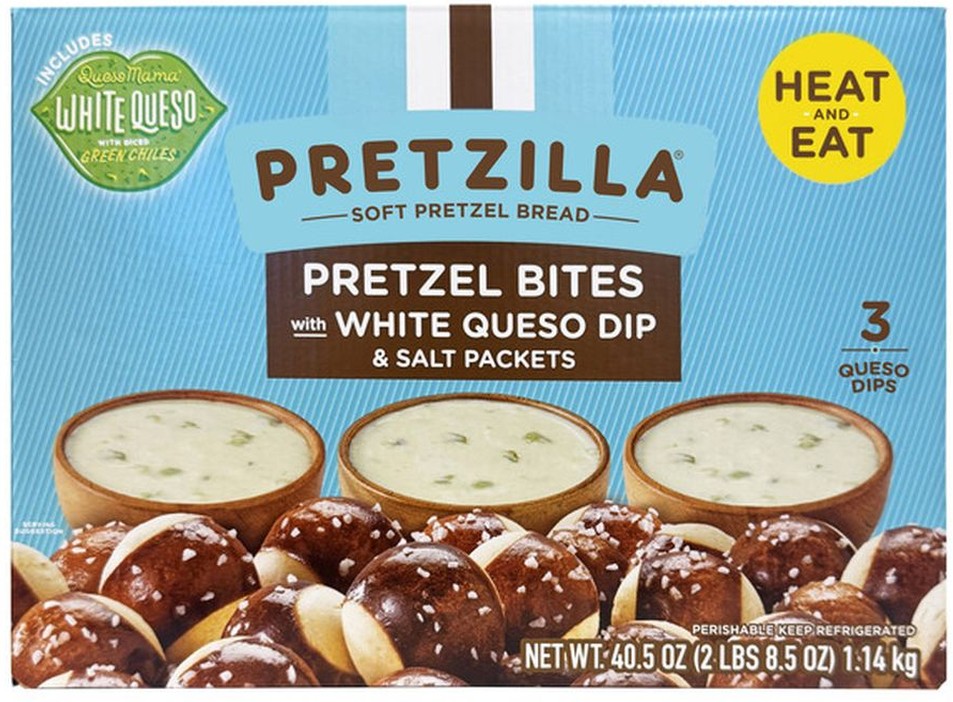 Pretzel Bites with White Queso Dip, 40.5 oz