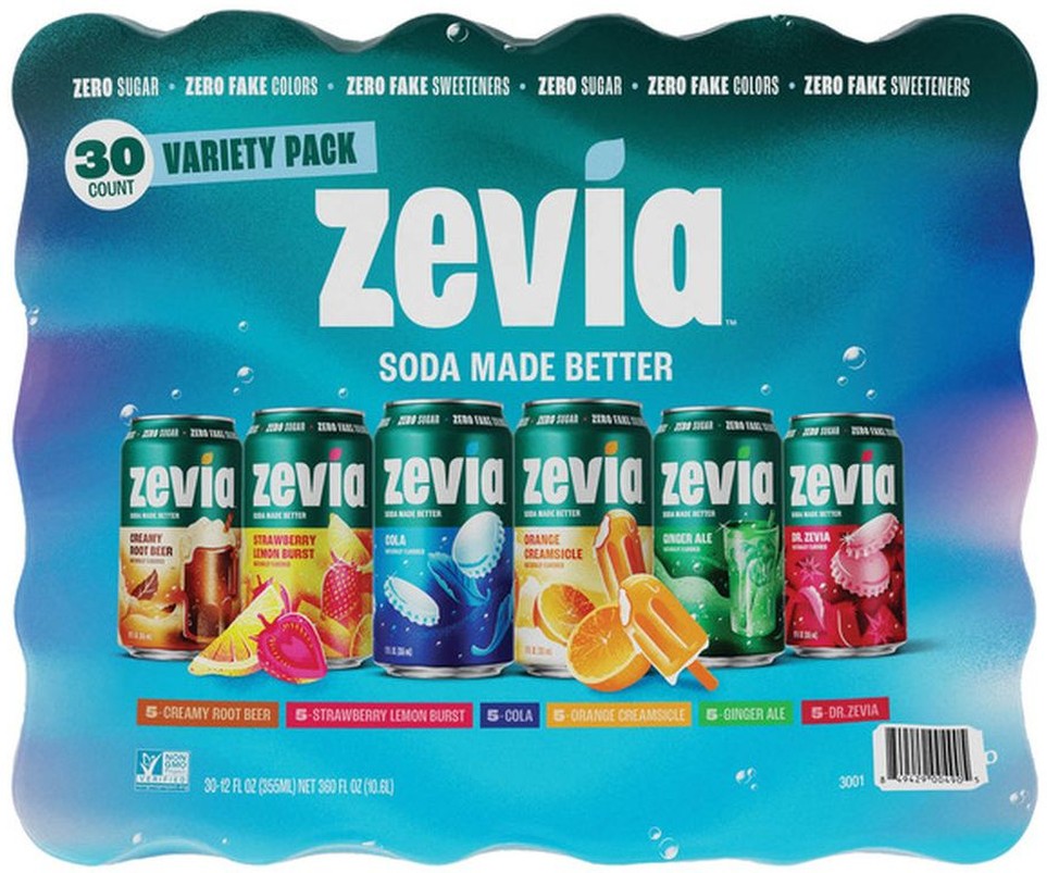 Soda Variety Pack, 12 fl oz, 30-count