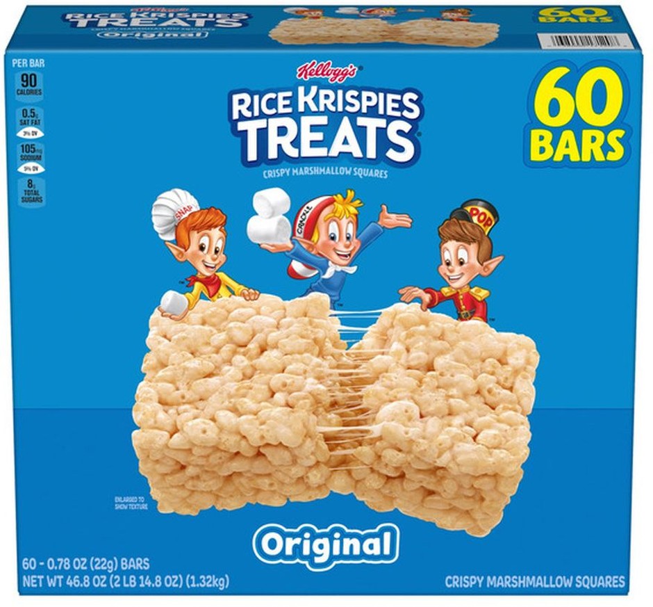 Rice Krispies Treats, Original, 0.78 oz, 60 ct