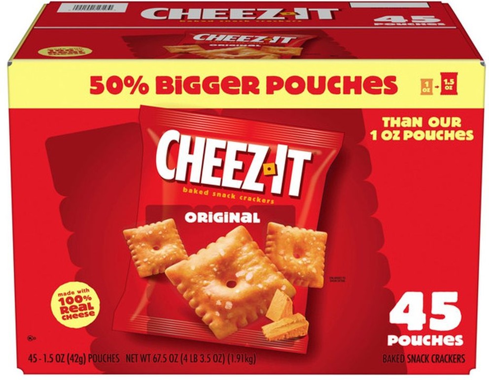 Crackers, Cheddar, 1.5 oz, 45-count